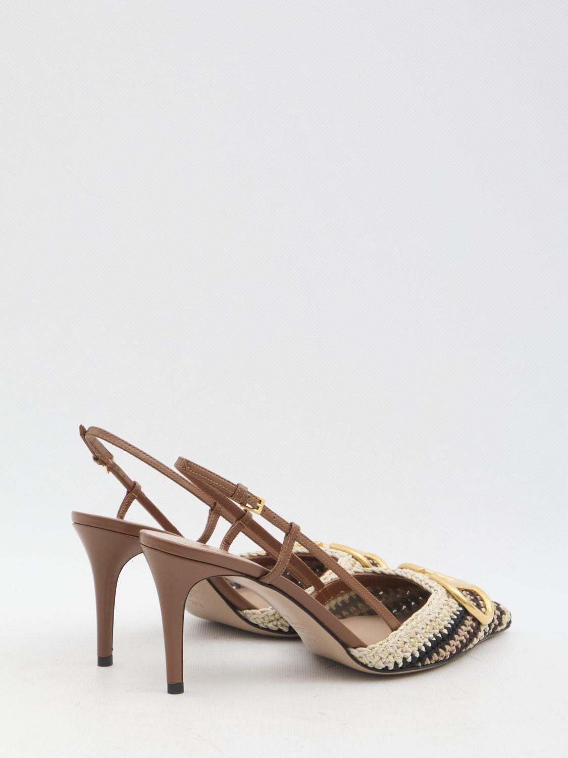 VALENTINO GARAVANI Signature Slingback Pumps - 8cm Heel Height