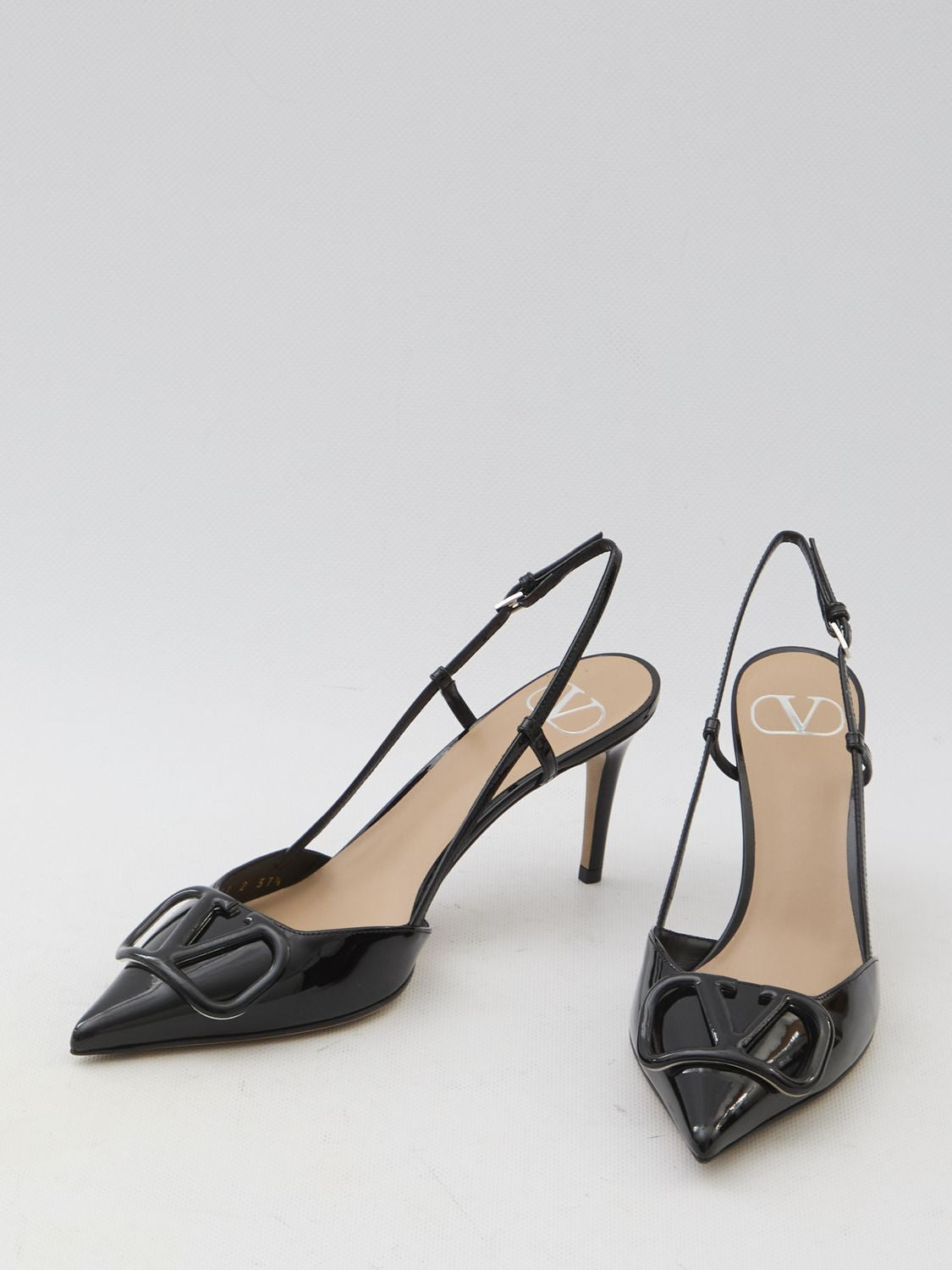 VALENTINO GARAVANI Signature Sling Back Pumps with 8cm Heel Height