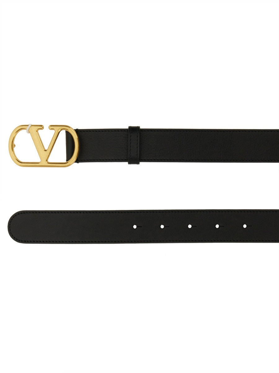 VALENTINO GARAVANI Signature VLOGO Women's Leather Belt