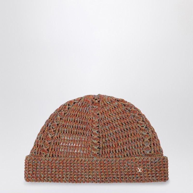 VALENTINO GARAVANI Multicolored Crochet Hat