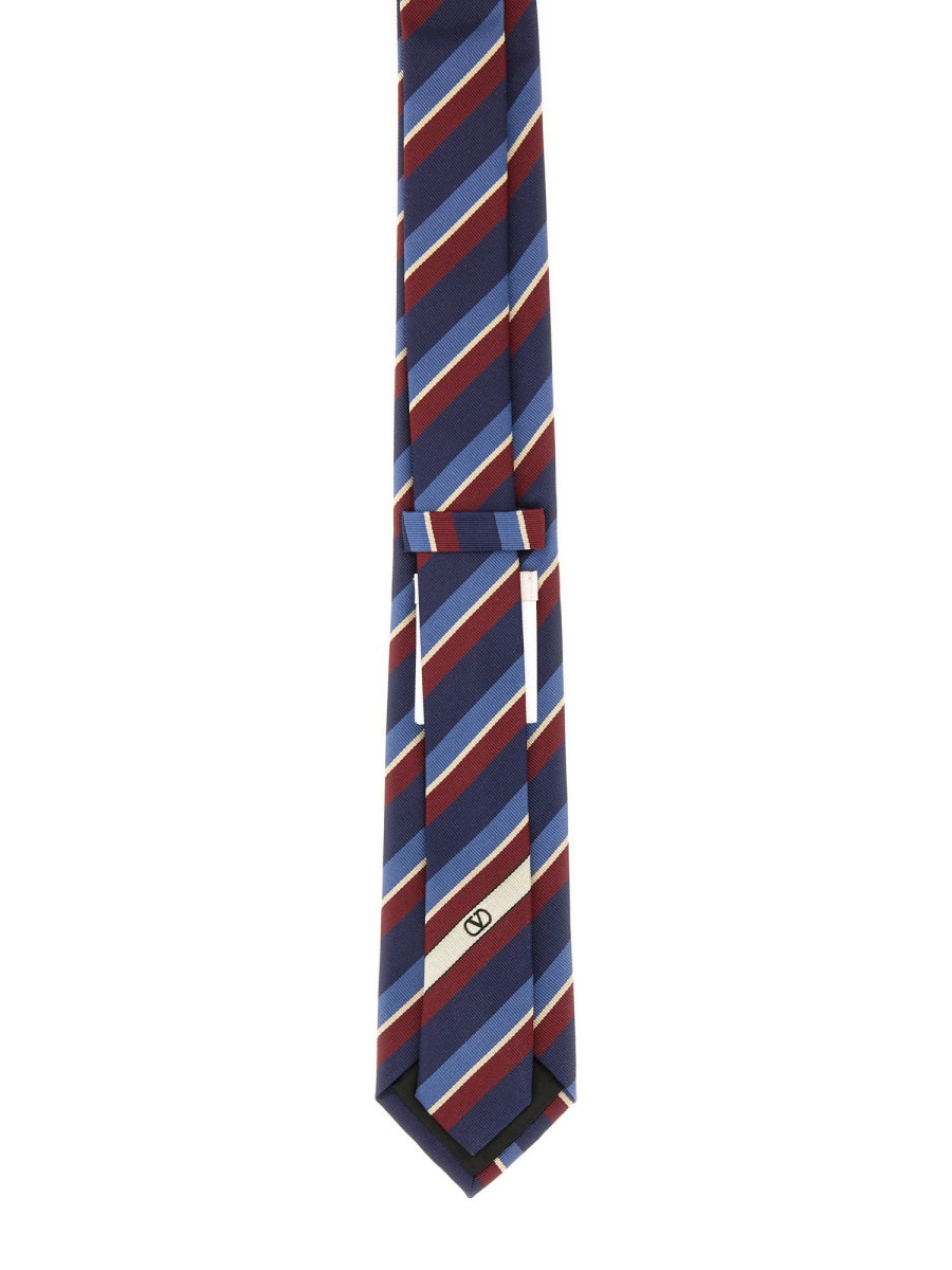 VALENTINO GARAVANI Silk Tie "Valentie" for Men - SS25 Collection