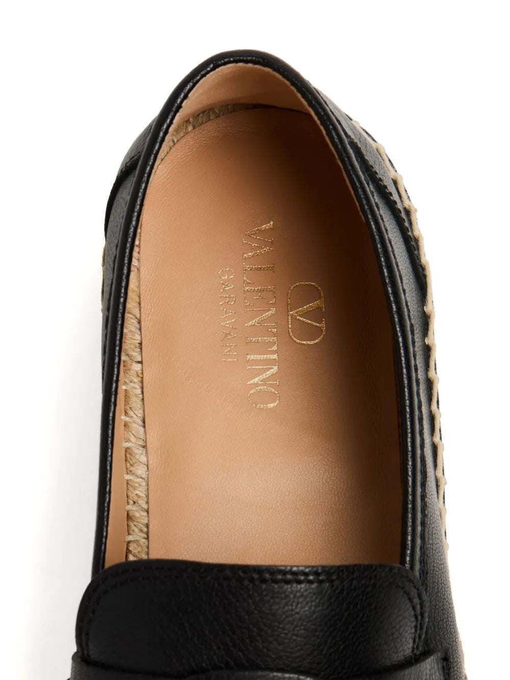 VALENTINO GARAVANI Leather Vlogo Espadrilles for Men