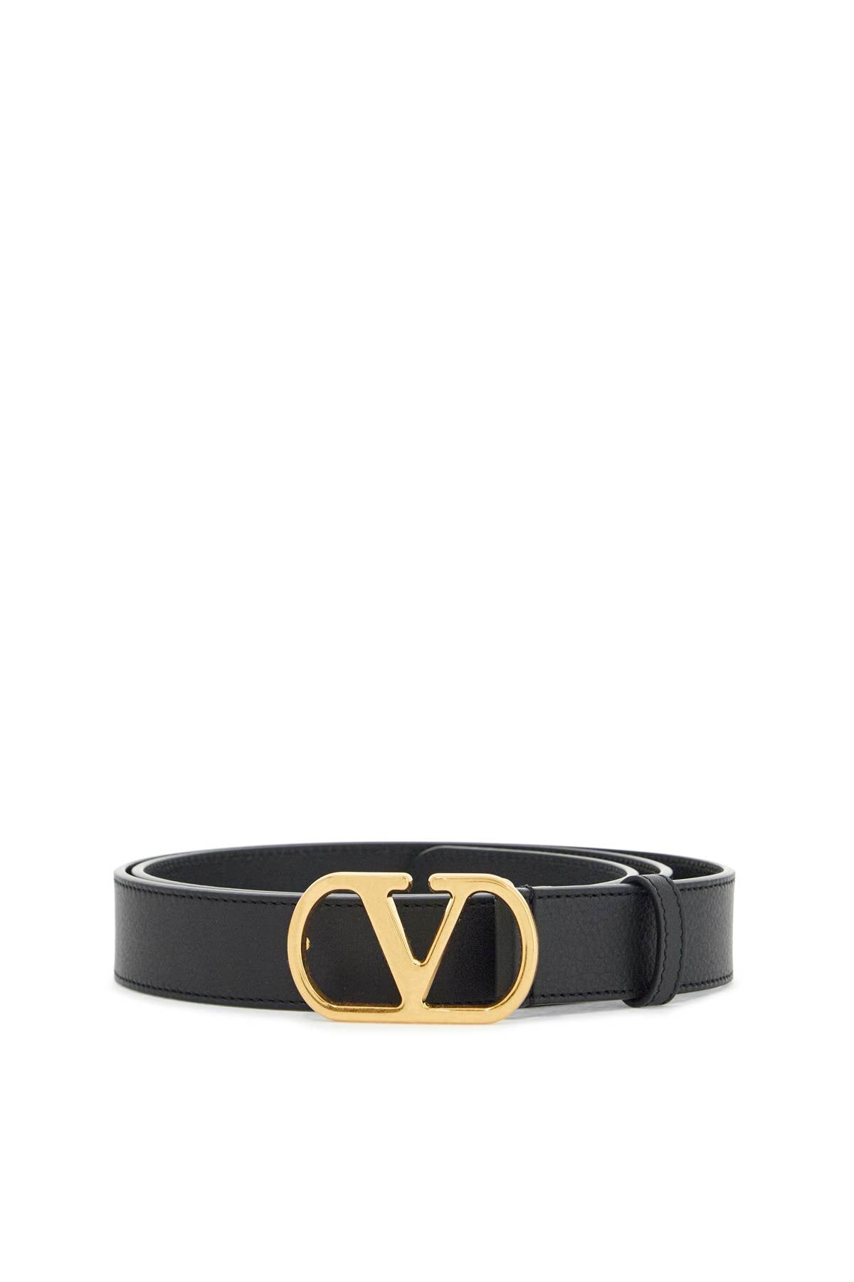 VALENTINO GARAVANI Signature VLogo Leather Belt - Men's
