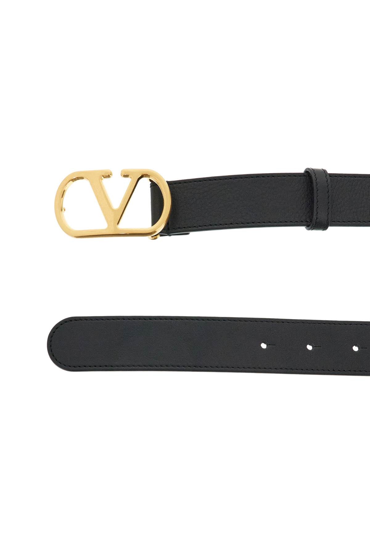 VALENTINO GARAVANI Signature VLogo Leather Belt - Men's