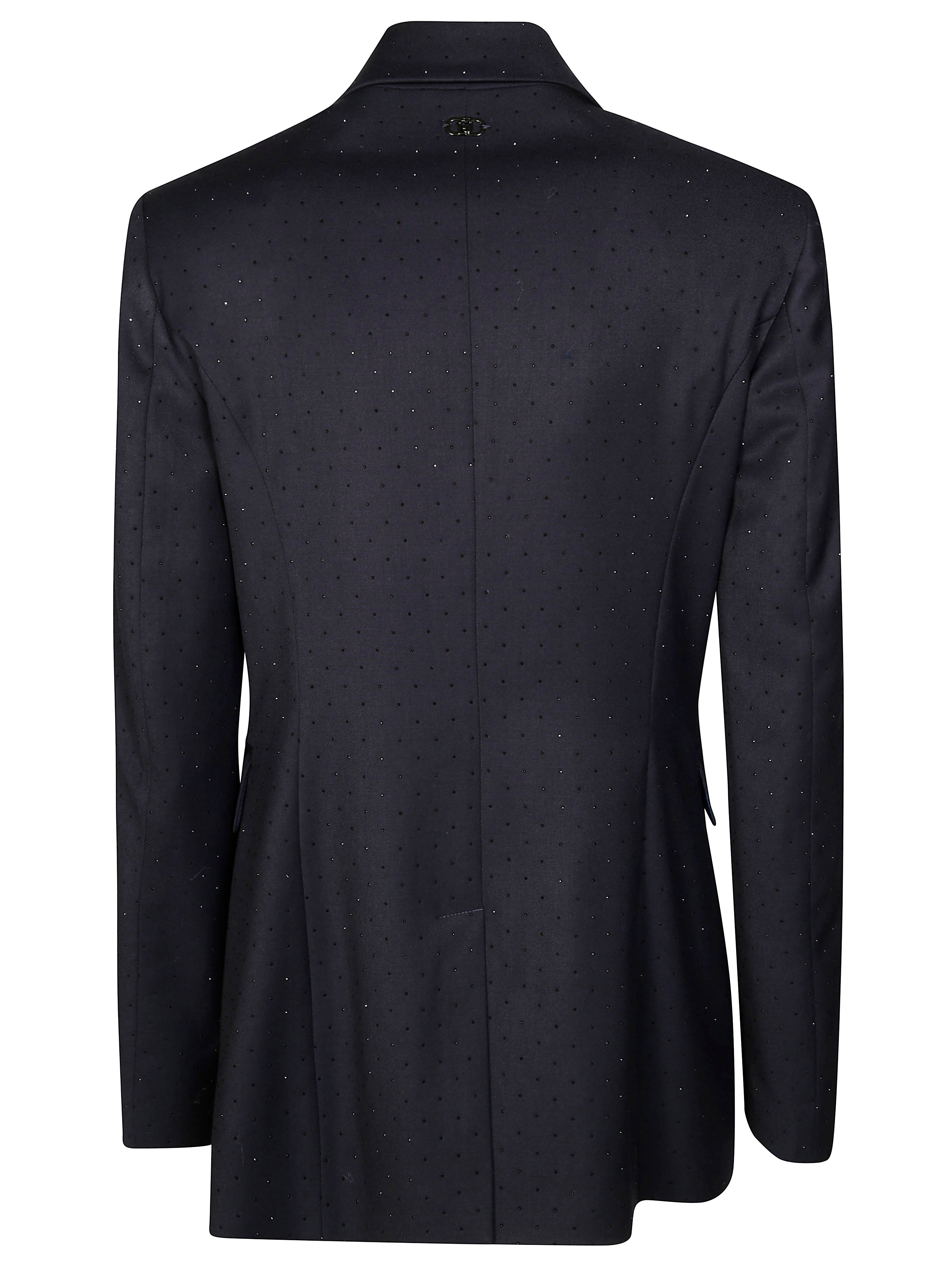 LIUJO Stylish Strass Embellished Jacket for Men