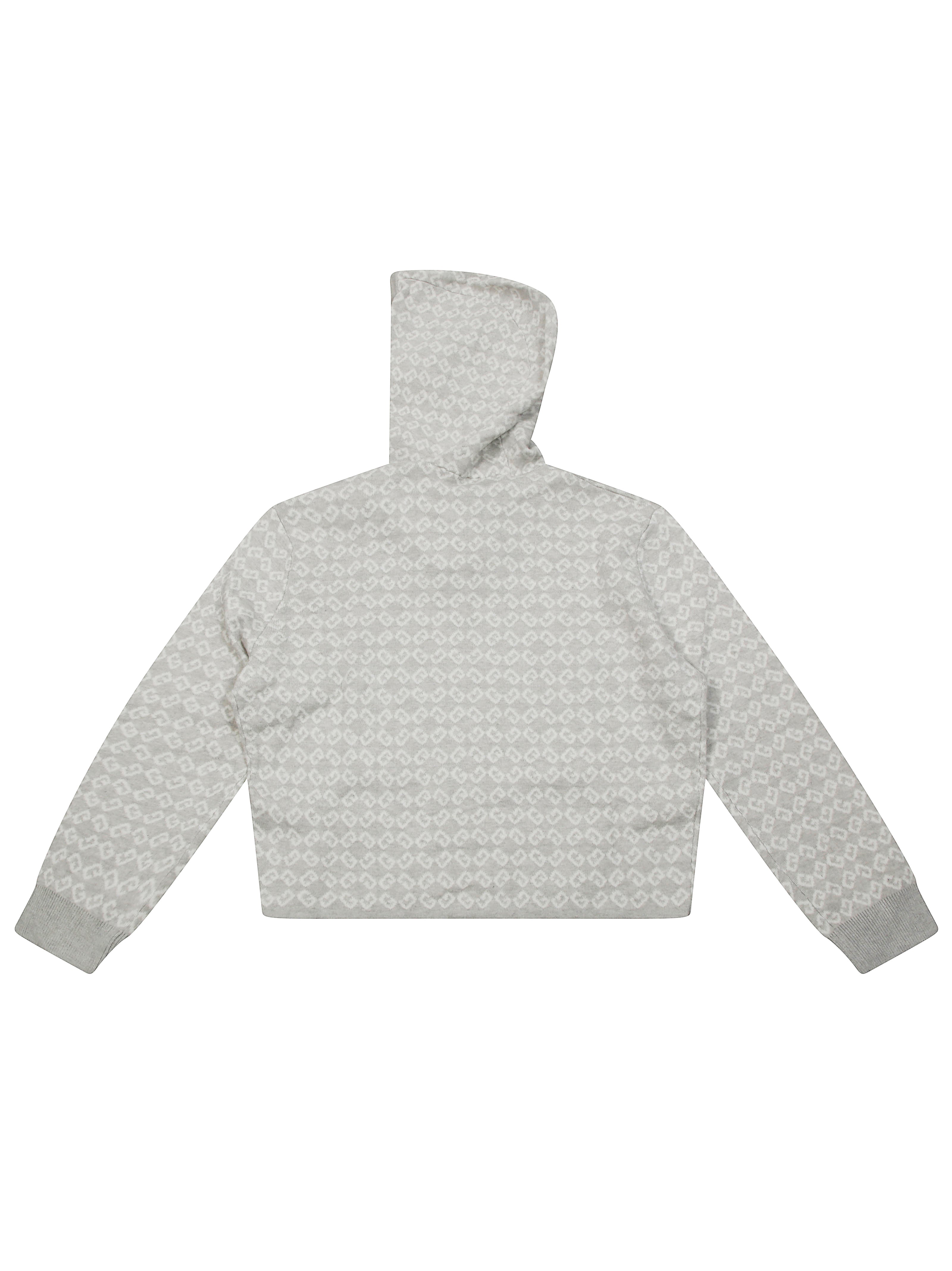 GIVENCHY All-Over Logo Mini Hoodie Sweater