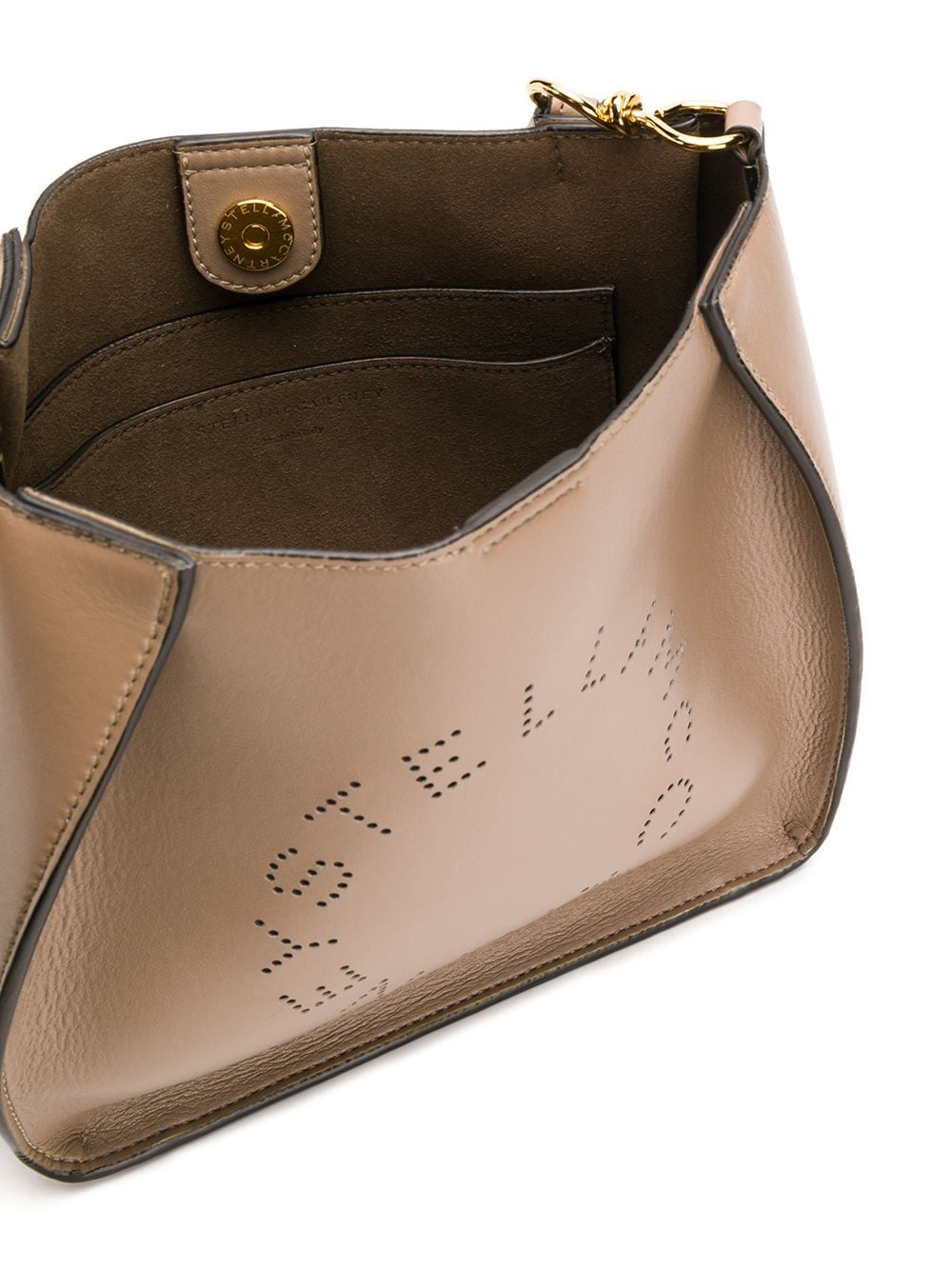 STELLA MCCARTNEY Mini Crossbody Handbag with Perforated Logo