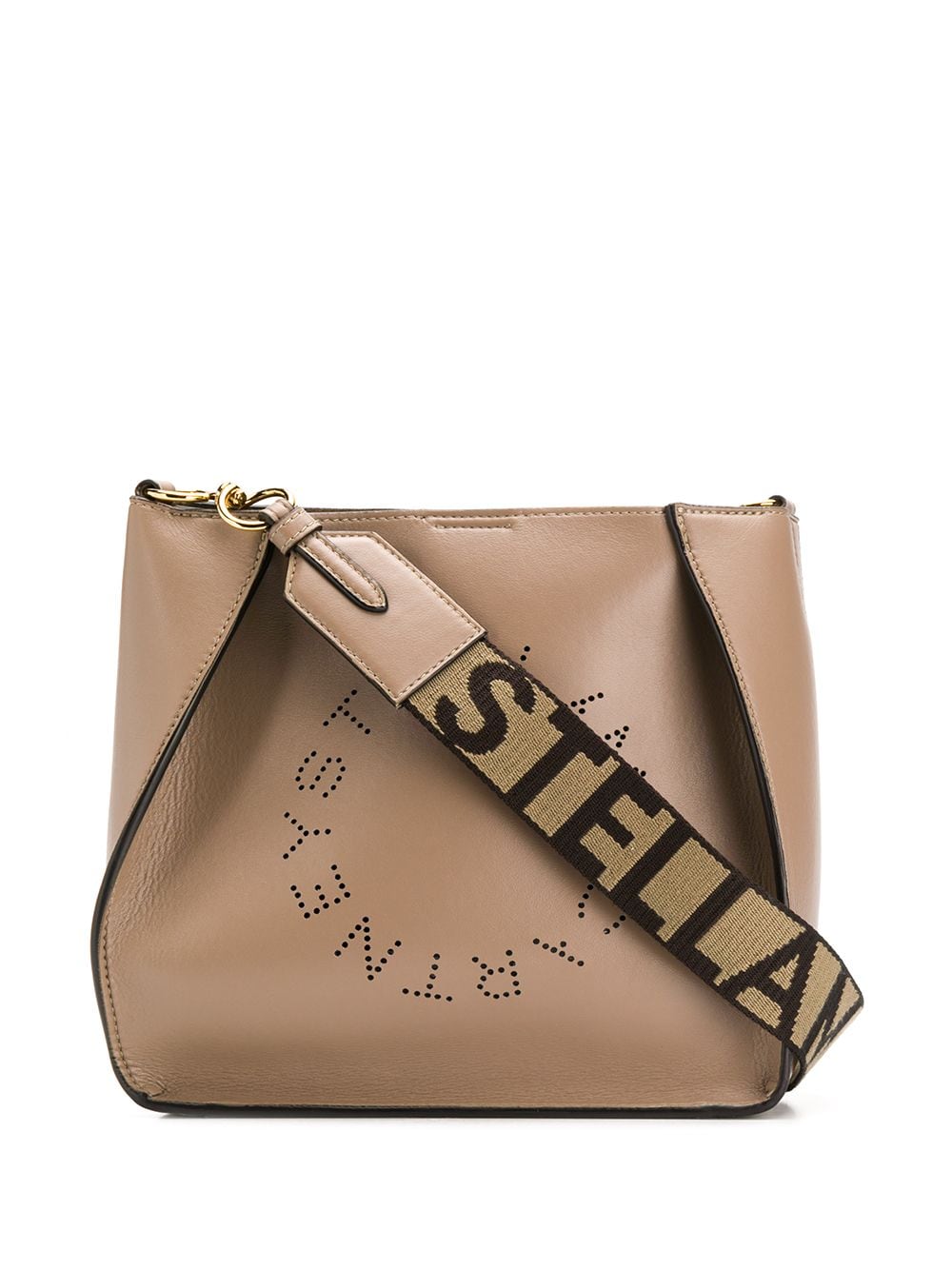 STELLA MCCARTNEY Mini Crossbody Handbag with Perforated Logo