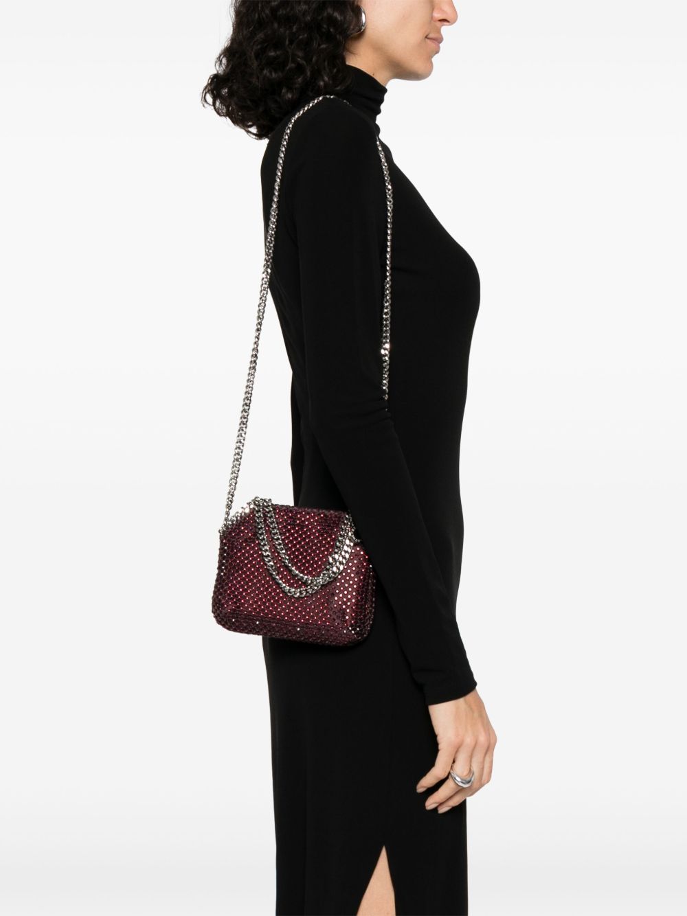 STELLA MCCARTNEY Mini Crystal Tote Handbag