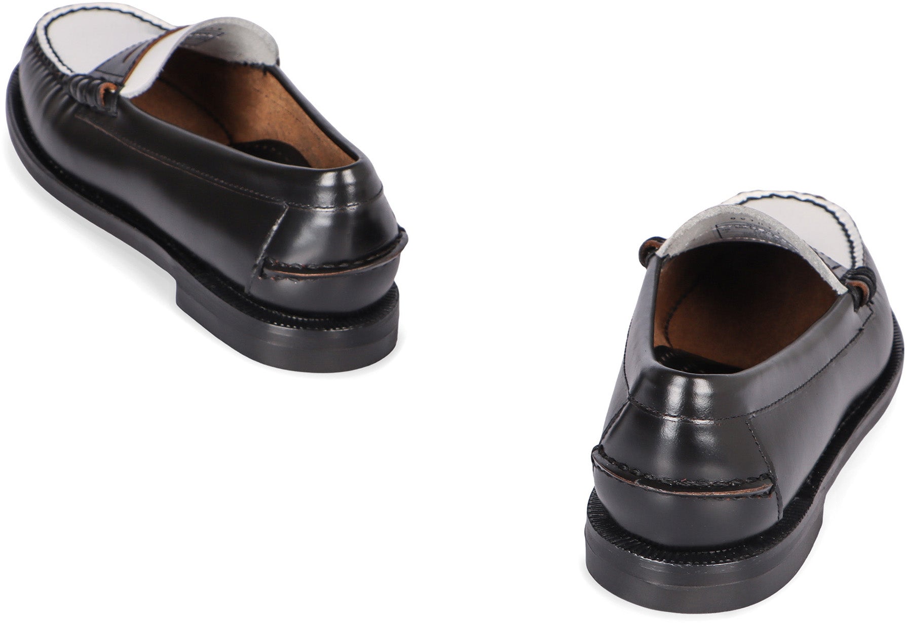 SEBAGO Two-Tone Leather Classic Dan Loafers for Women