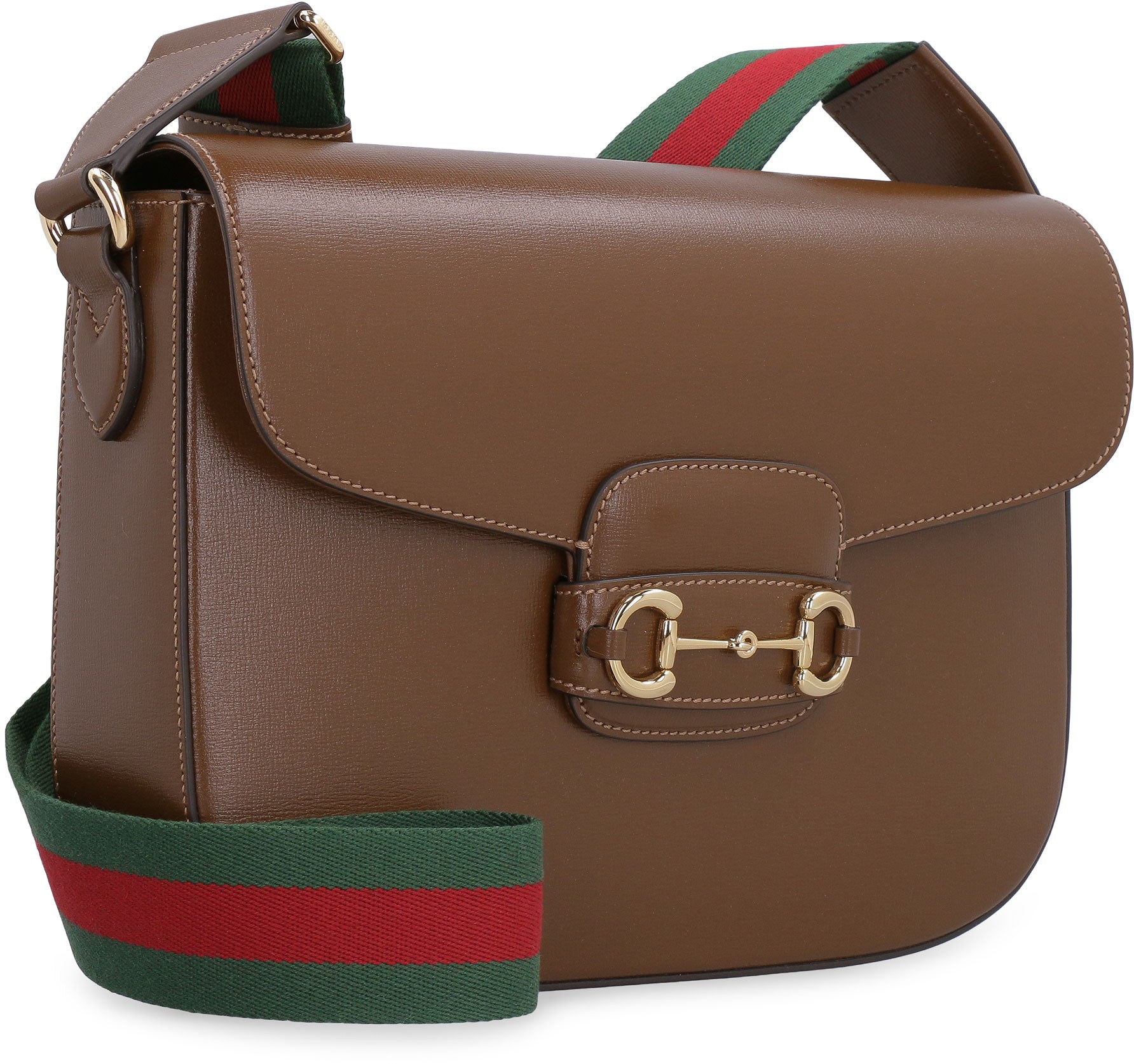 GUCCI Leather 1955 Horsebit Mini Shoulder Handbag