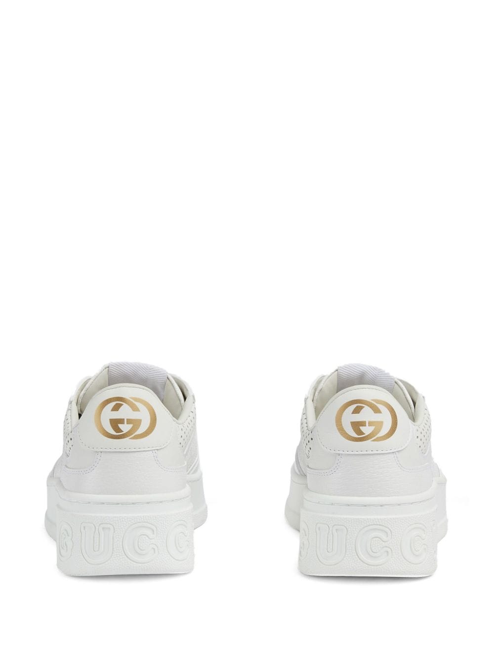 GUCCI Chunky Leather Sneakers - Women's Size Recommended Down