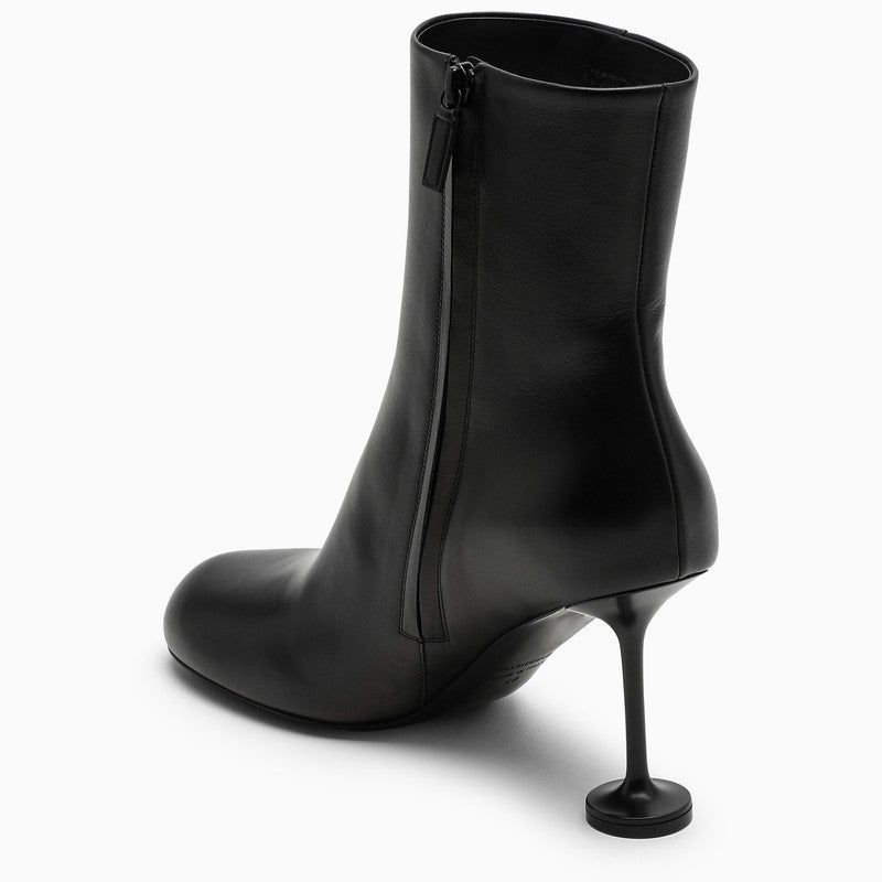 BALENCIAGA Women's Elegant Leather Ankle Boots