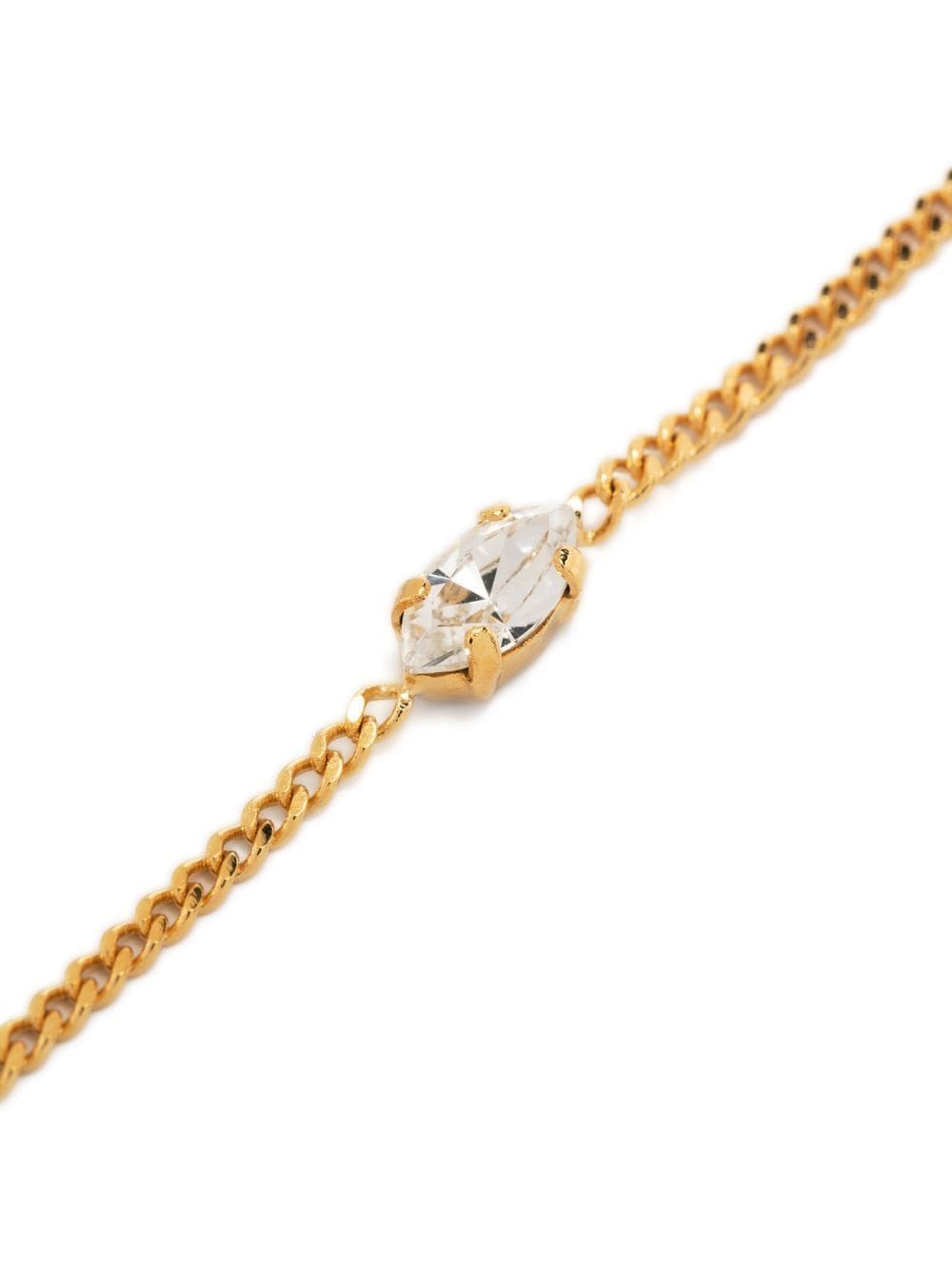 SAINT LAURENT Cassandra Heart Charm Bracelet