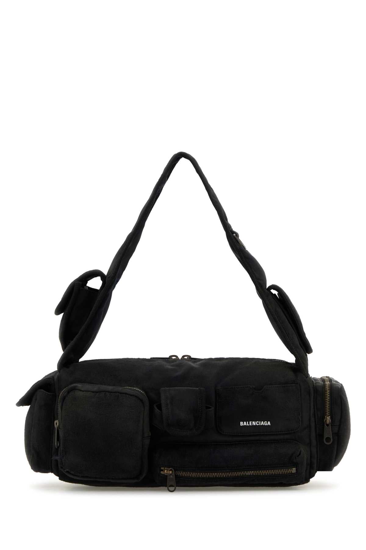 BALENCIAGA Mini Nylon Superbusy Shoulder Handbag
