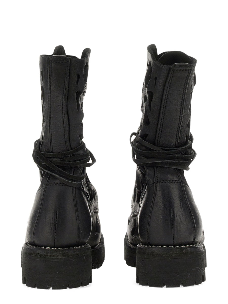 GUIDI Stylish Ankle Boot with Cut Out Details