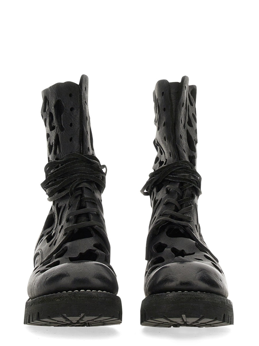 GUIDI Stylish Ankle Boot with Cut Out Details