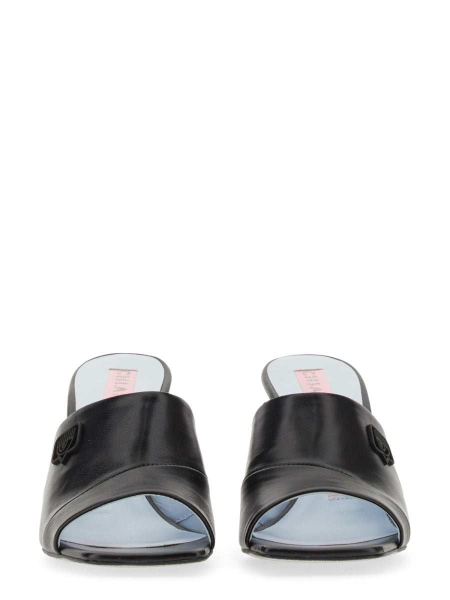 CHIARA FERRAGNI Eyelike Mini Sandal with 8.5cm Heel