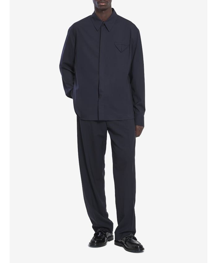 BOTTEGA VENETA Wool Twill Shirt - Size L