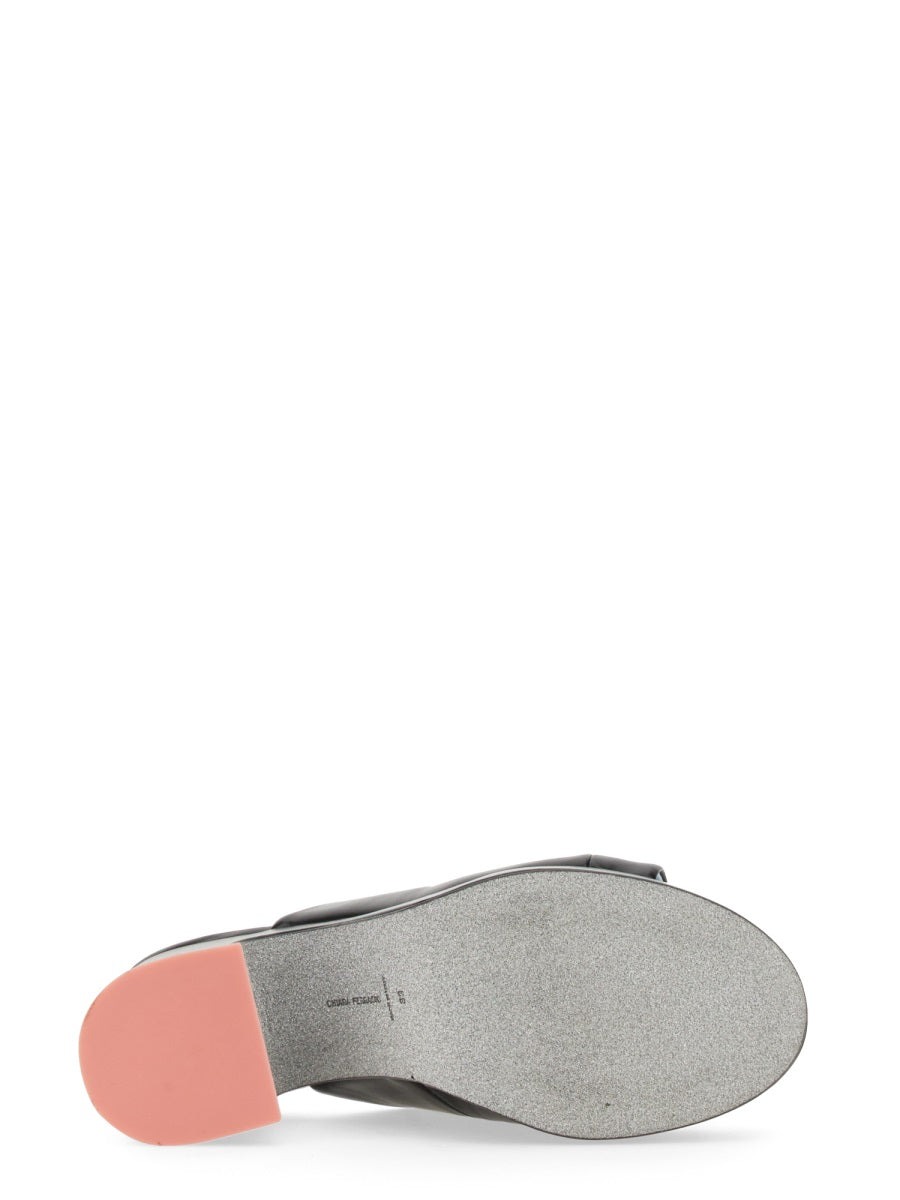 CHIARA FERRAGNI Elevated Eyelike Sandal with 8.5 cm Heel