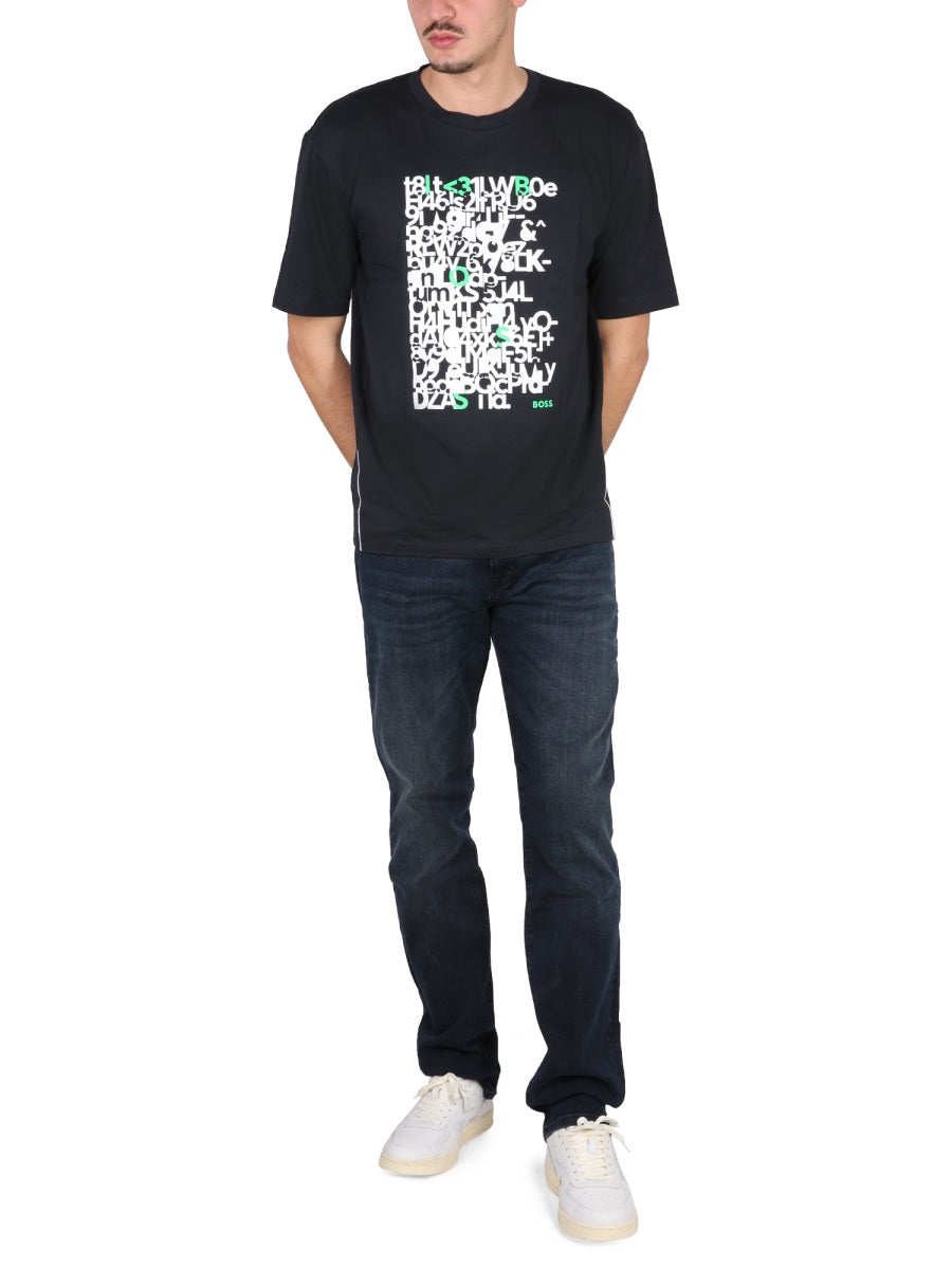 BOSS Logo Print T-Shirt