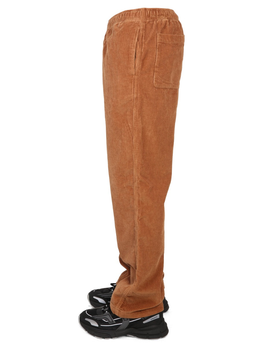 STUSSY Unisex Mini Wale Pants with Elastic Waistband