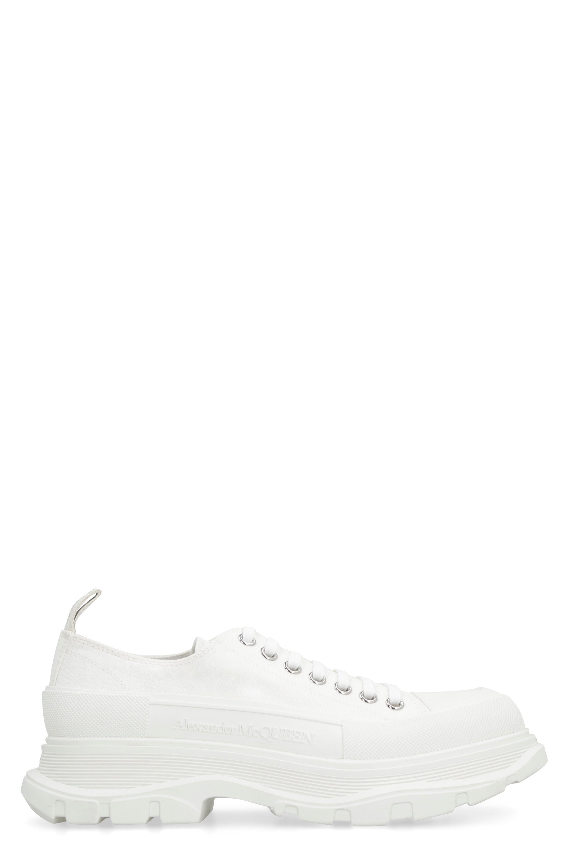 ALEXANDER MCQUEEN Canvas Tread Slick Sneakers for Men