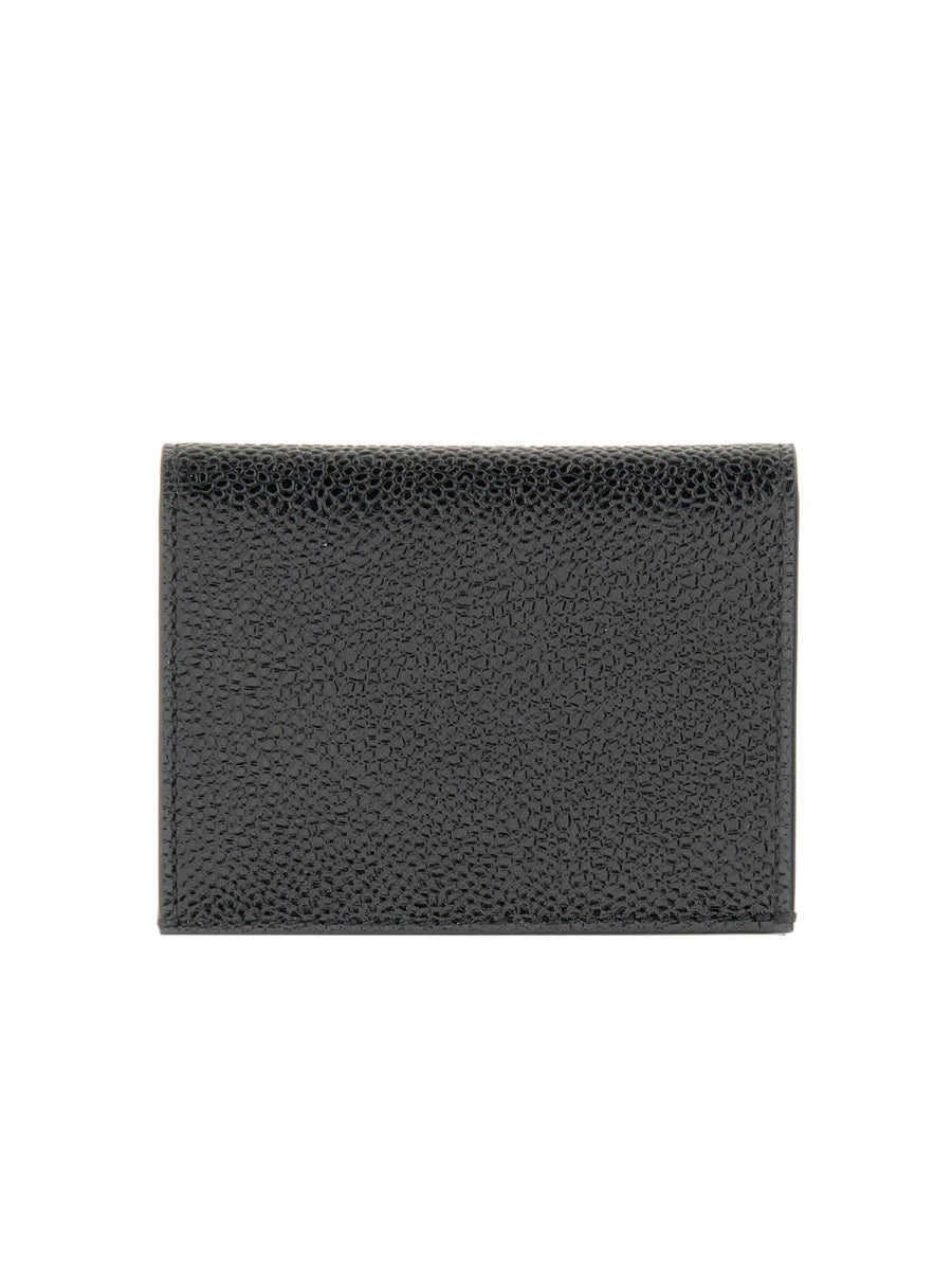 THOM BROWNE Leather Card Holder