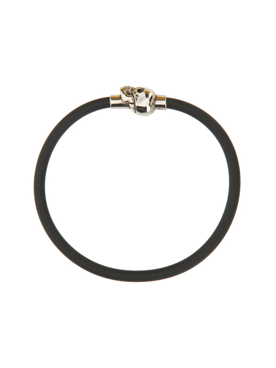 ALEXANDER MCQUEEN Rubber Cord Skull Bracelet