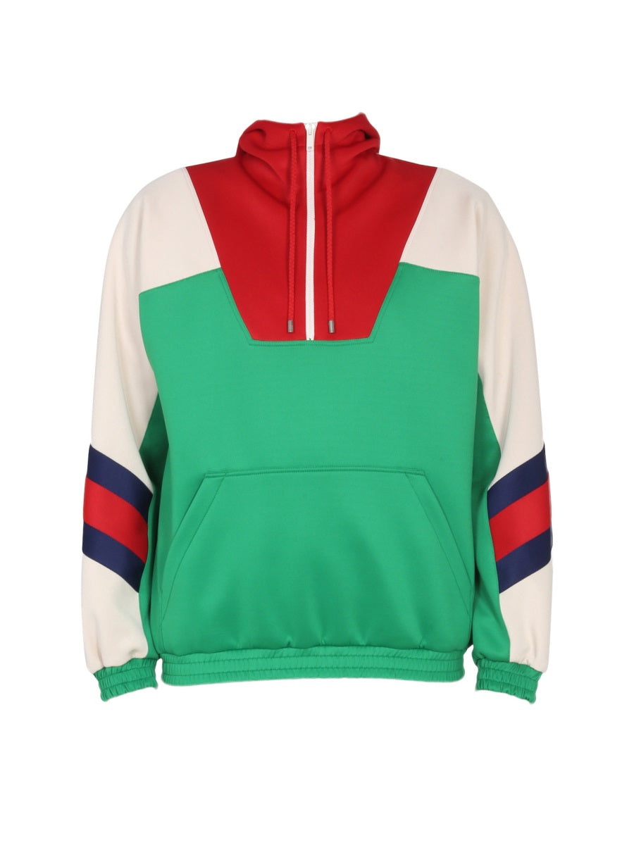 GUCCI Lightweight Zippered Jacket with Hood for Men