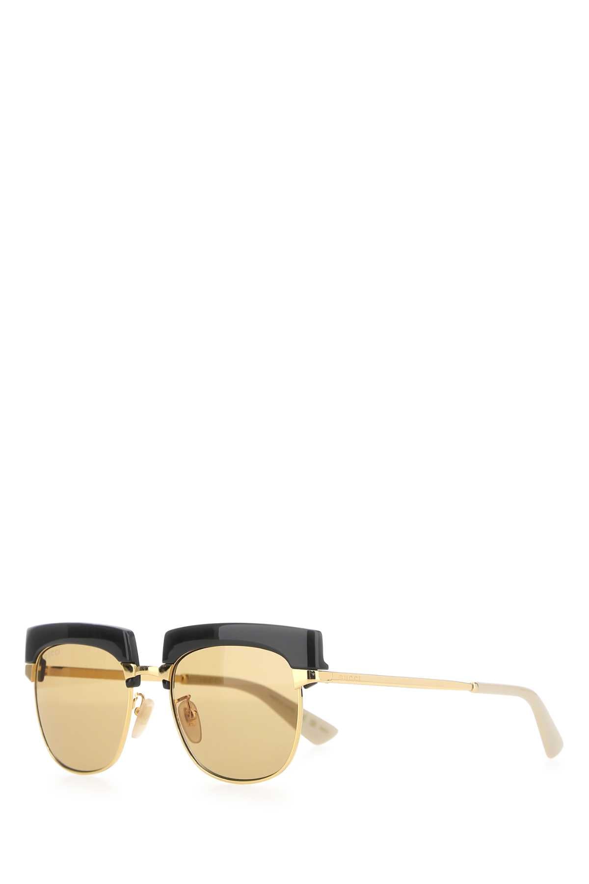 GUCCI Gold Metal Sunglasses for Men