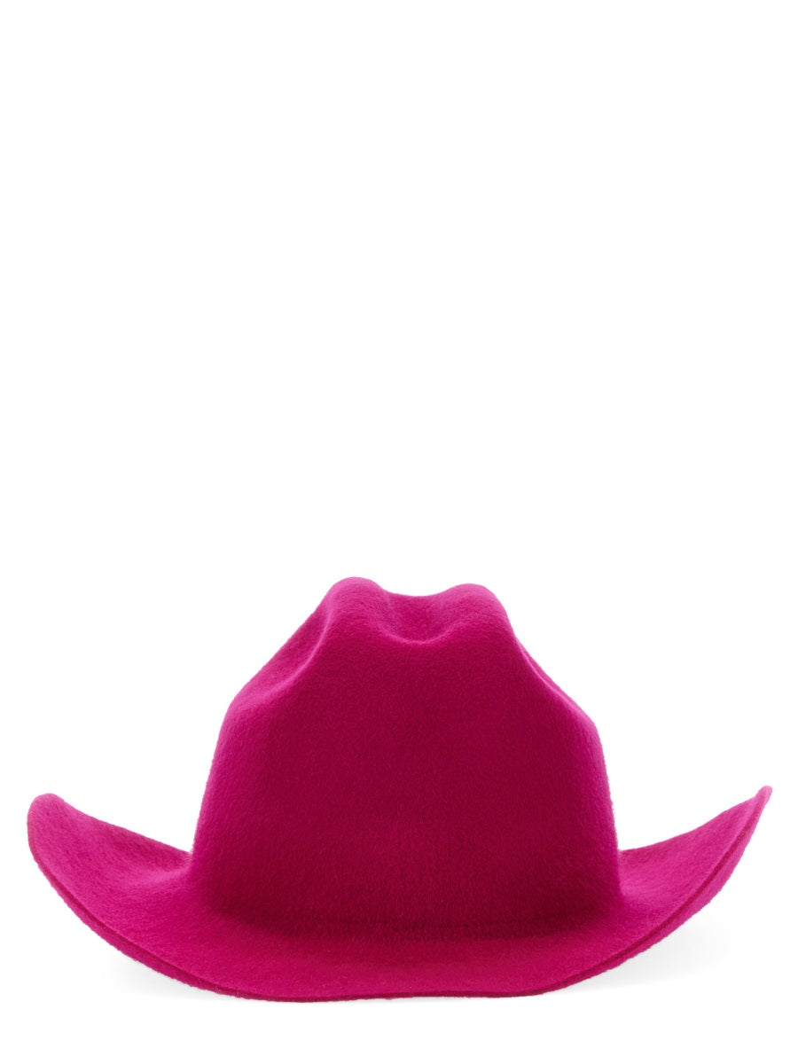 RUSLAN BAGINSKIY Wide Flange Cowboy Hat for Women