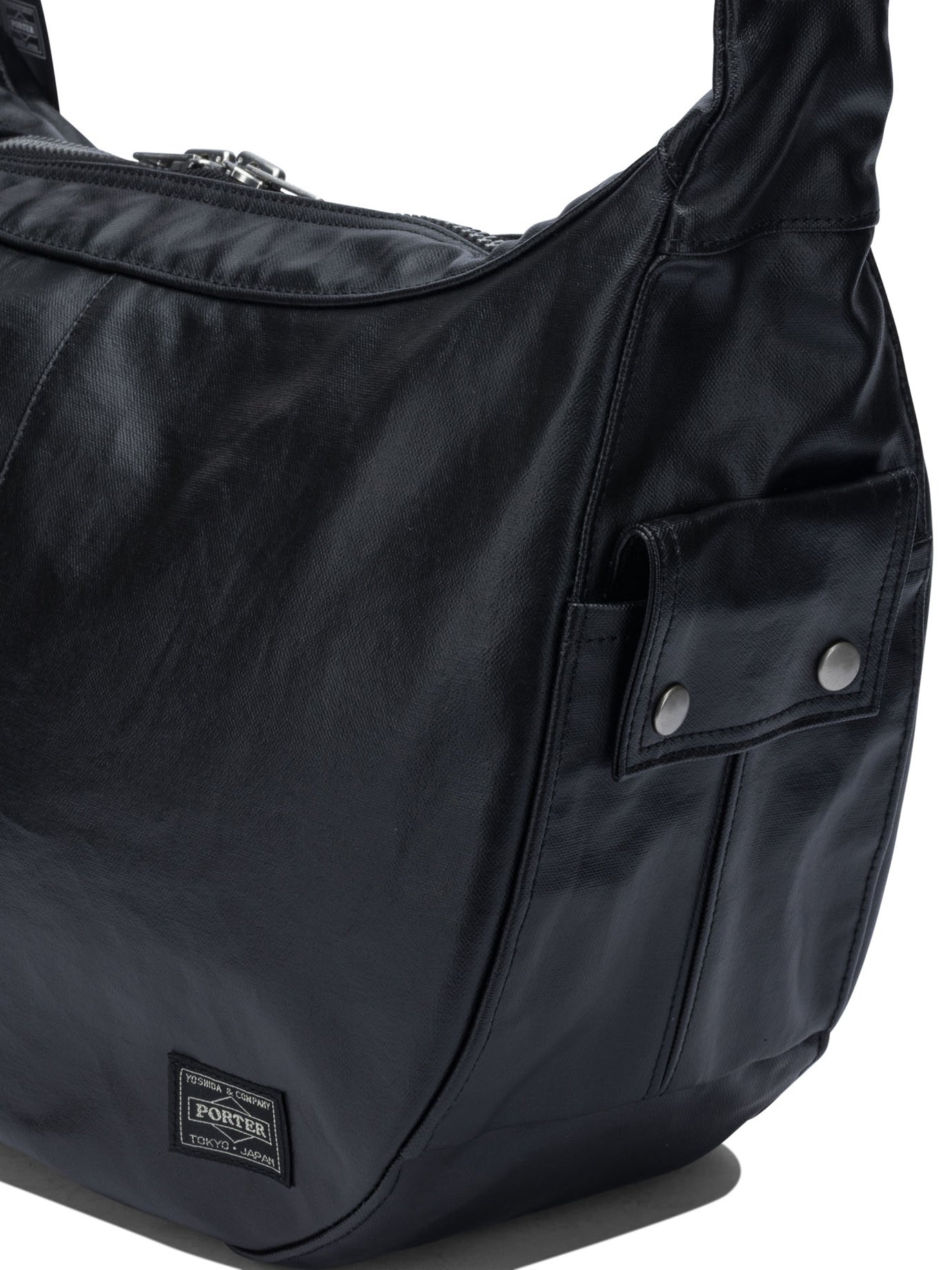 PORTER YOSHIDA Canvas Shoulder Handbag - FW25