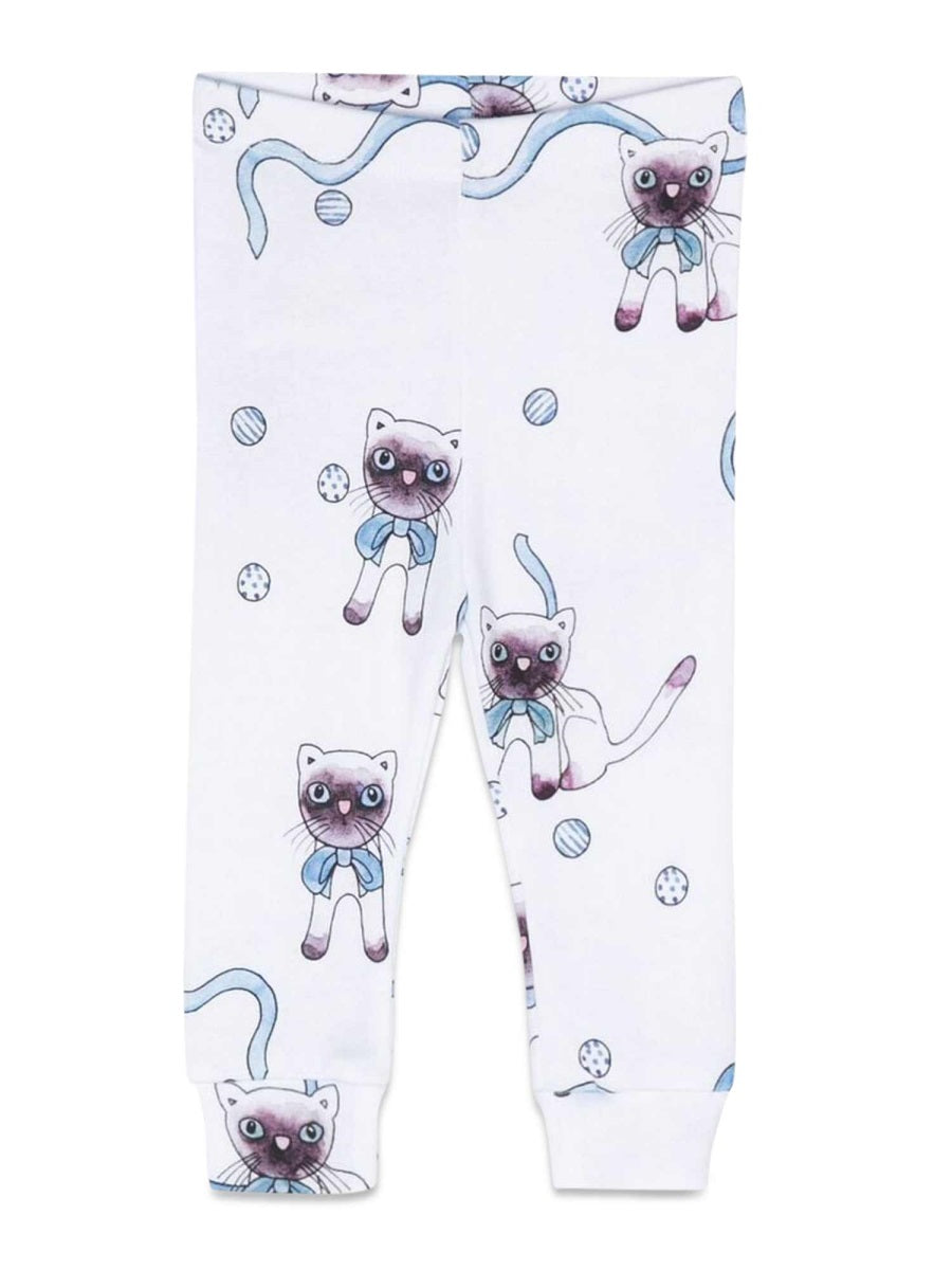 MINI RODINI Mini Unisex Siamese Print Leggings