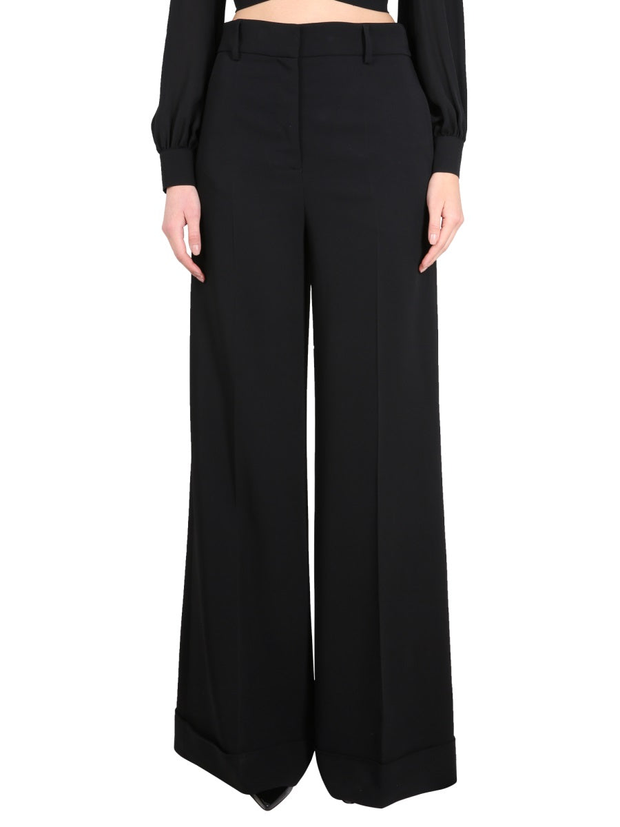 MOSCHINO High Waist Belted Trousers for Women