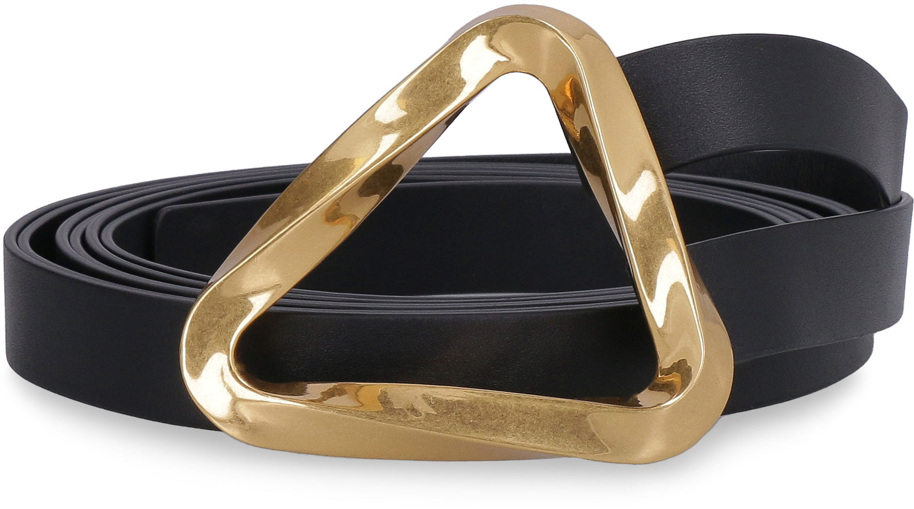 BOTTEGA VENETA Grasp Leather Double Strap Belt - 5cm Height