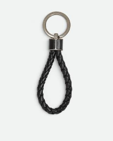 BOTTEGA VENETA Mini Weave Keychain for Men
