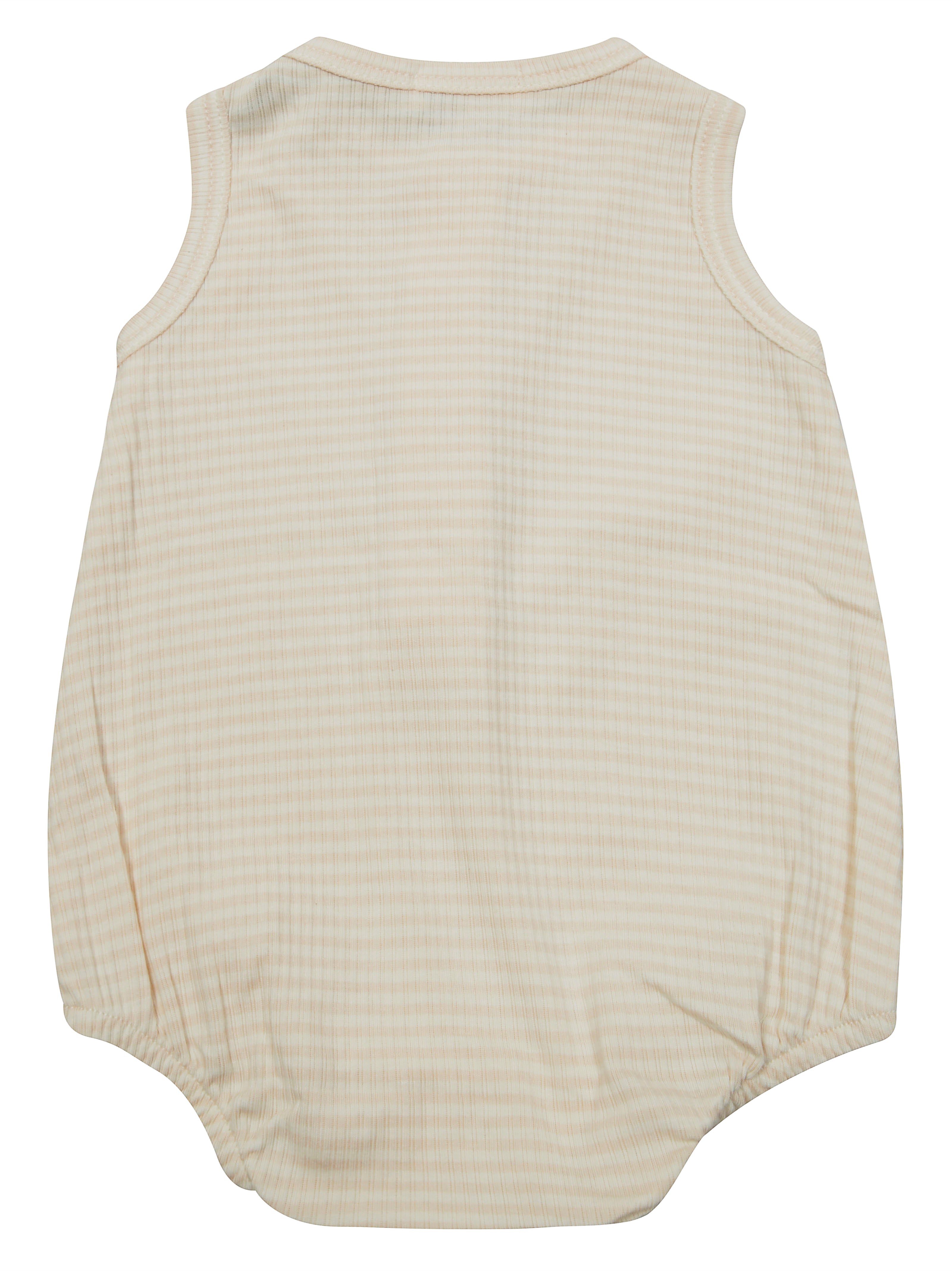 1+IN THE FAMILY Mini Striped Button Romper