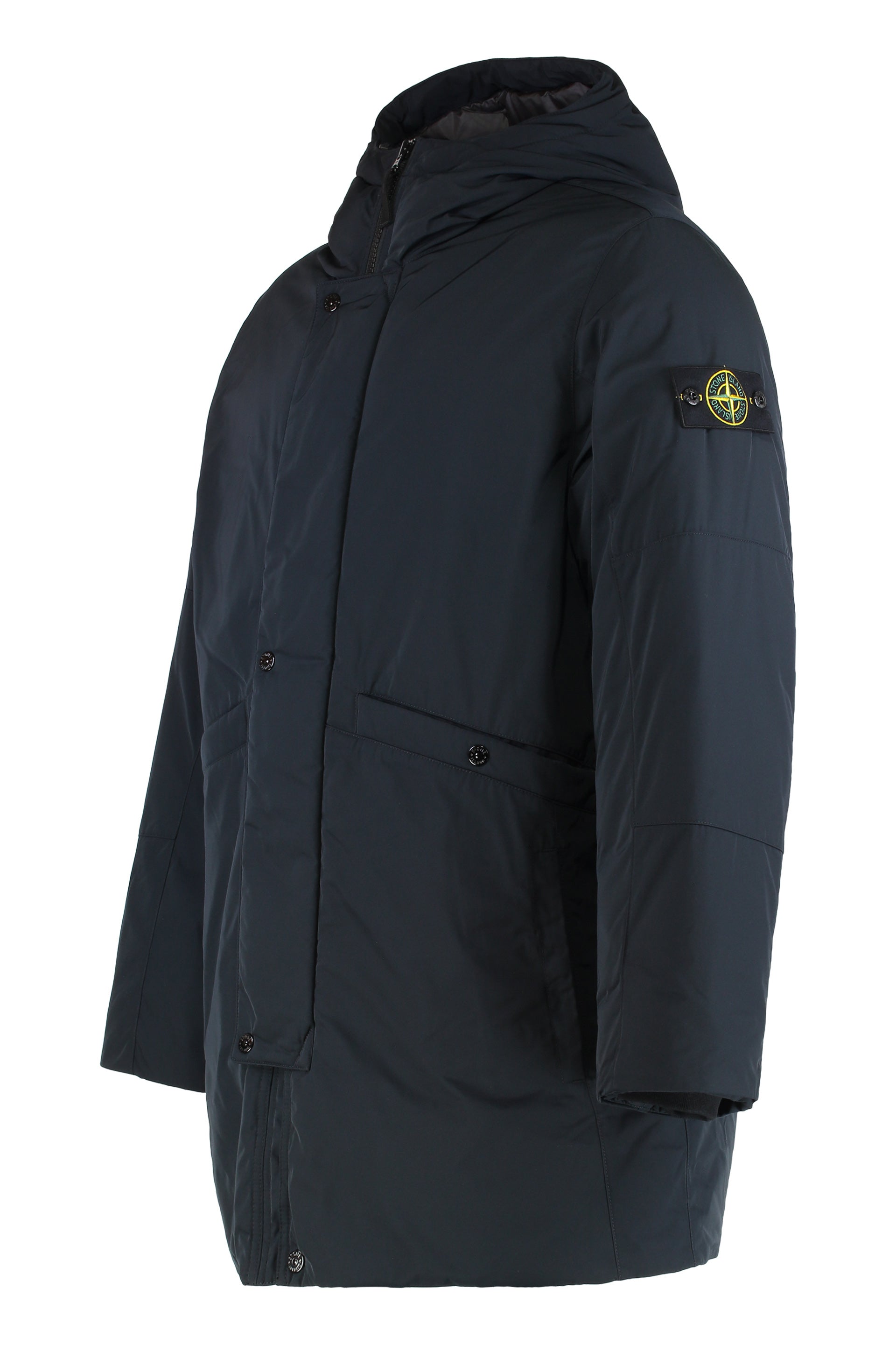 STONE ISLAND Padded Parka Jacket with Hood for Men - FW25 Collection