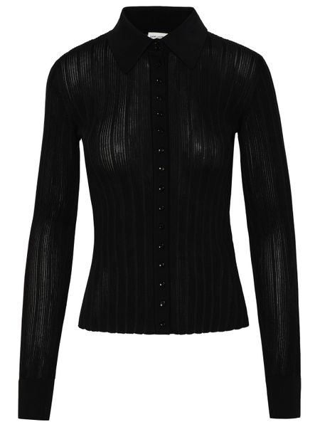 SAINT LAURENT Buttoned Italian Wool Shirt for Women
