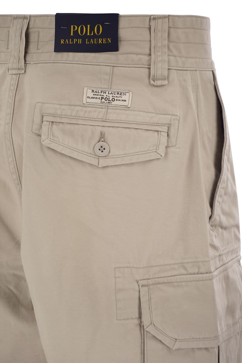 POLO RALPH LAUREN Classic Fit Twill Cargo Shorts for Men