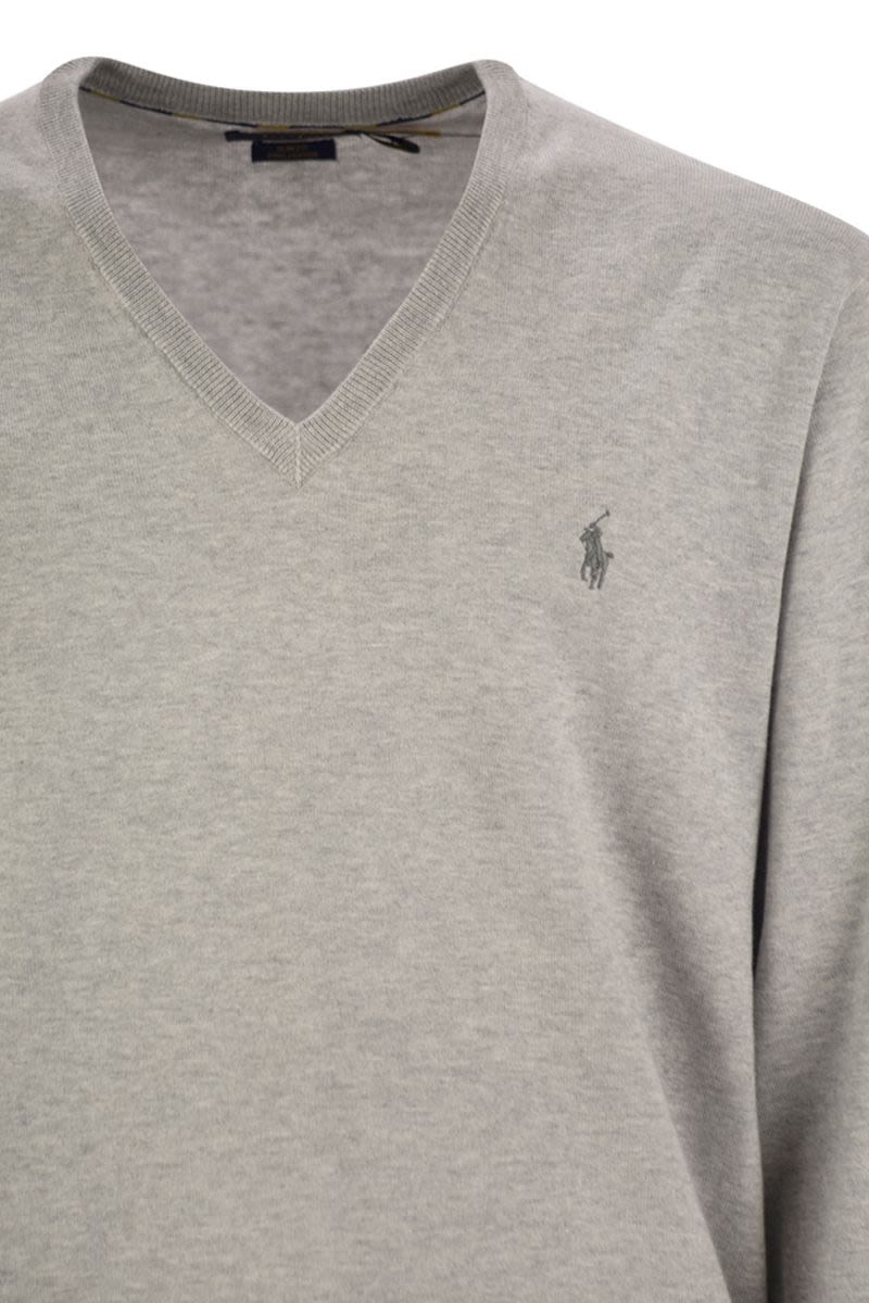 POLO RALPH LAUREN Slim-Fit Cotton V-Neck T-Shirt for Men