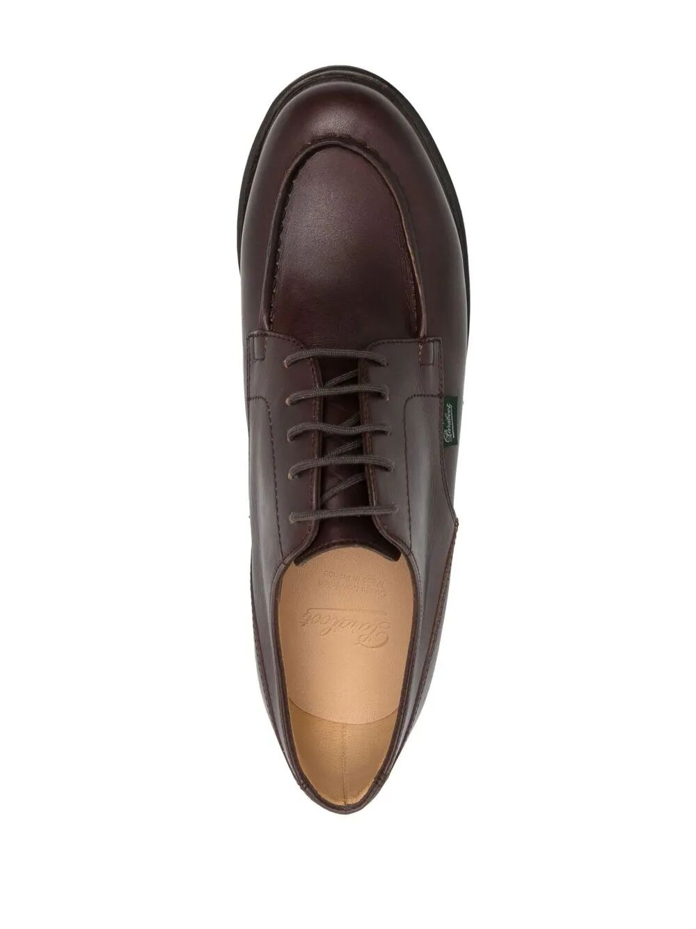 PARABOOT Chambord Smooth Leather Derby Dress Shoes for Men