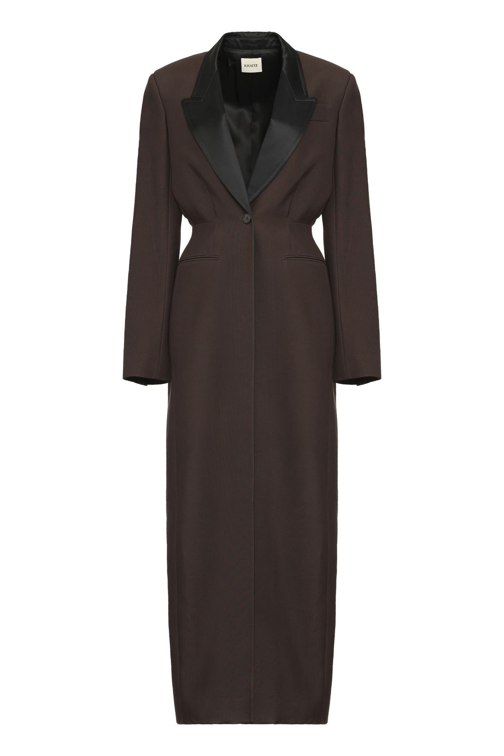KHAITE Elegant Single-Breasted Long Jacket for Women