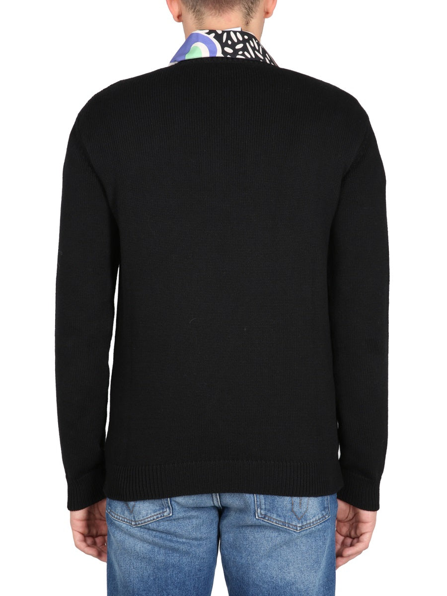 MOSCHINO Cross-Neck Teddy Shirt for Men - SS23