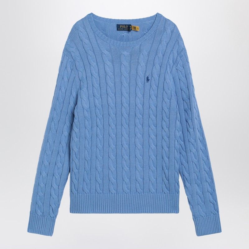 POLO RALPH LAUREN Cotton Cable-Knit Crewneck Jumper for Men