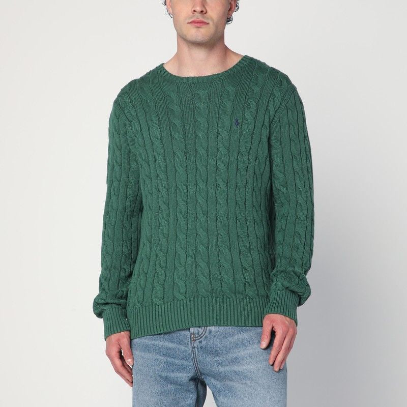 POLO RALPH LAUREN Cotton Cable-Knit Jumper for Men - FW25 Edition