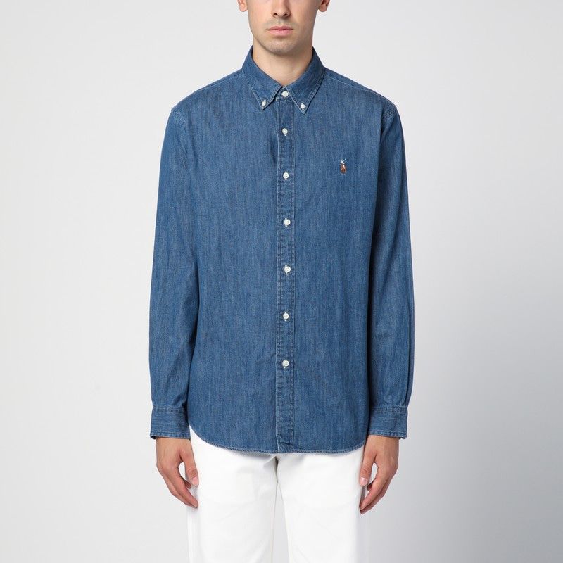 POLO RALPH LAUREN Custom-Fit Denim Shirt for Men