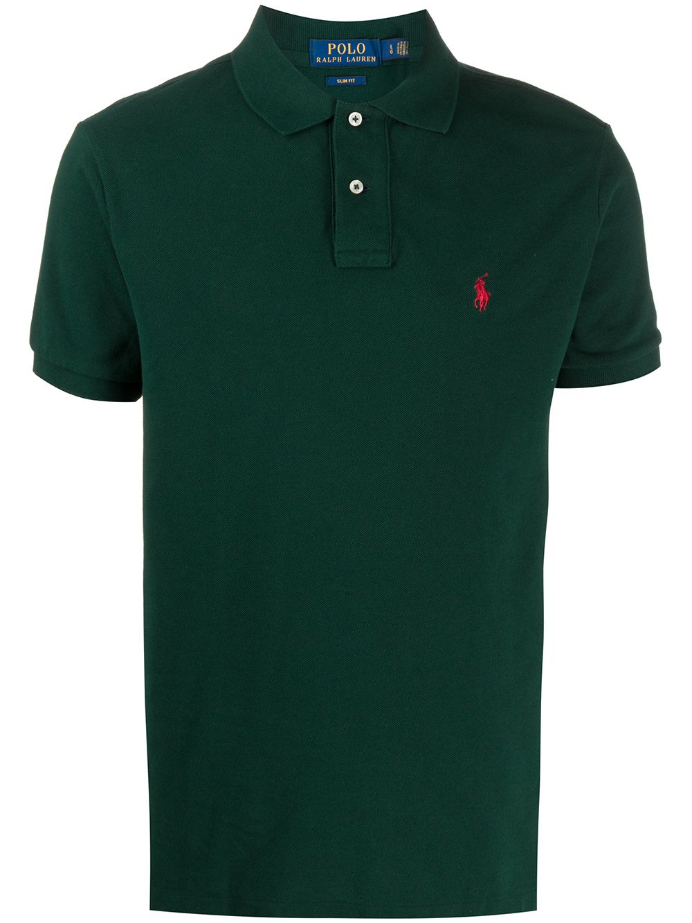POLO RALPH LAUREN Slim Fit Short Sleeve Polo with Ribbed Collar - Size M