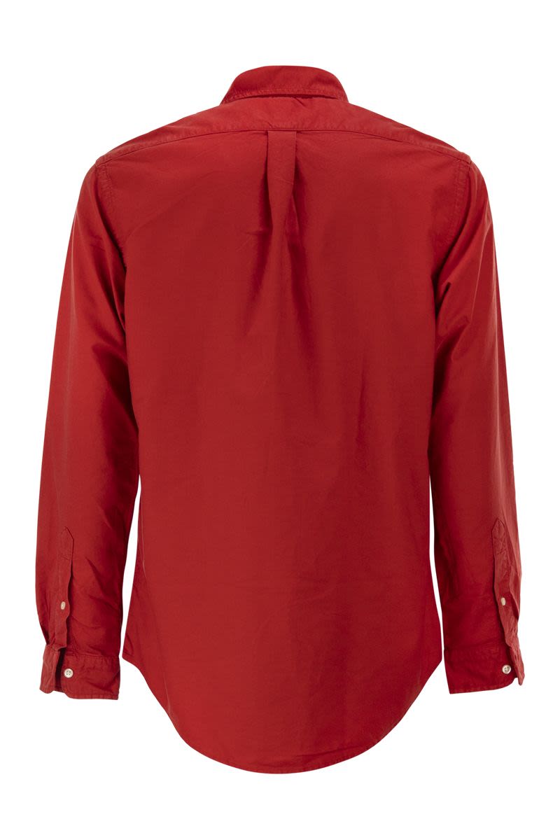 POLO RALPH LAUREN Custom-Fit Garment Dyed Oxford Shirt for Men